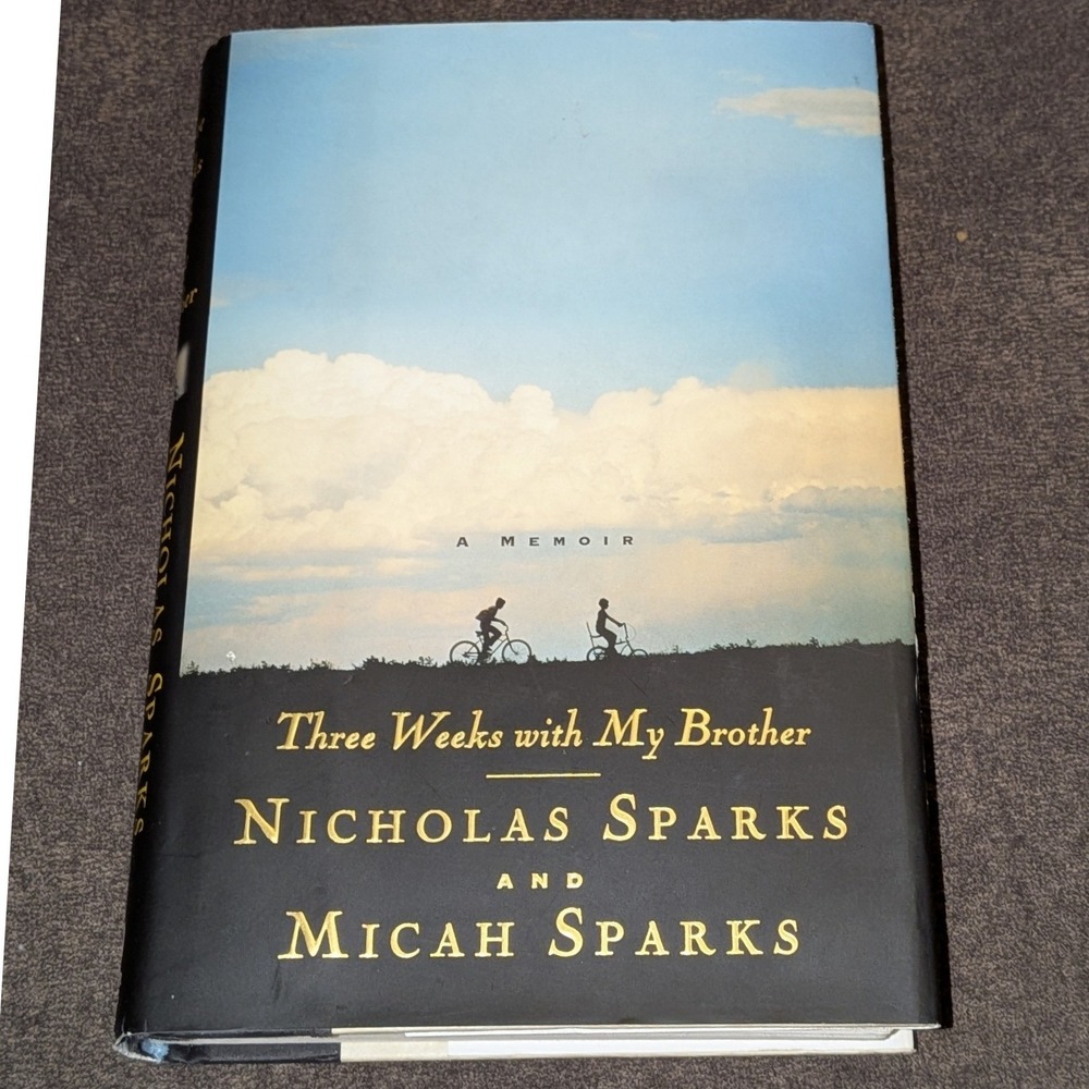 Three Weeks with My Brother Nicholas Sparks Micah Sparks 1st Edition Hardcover